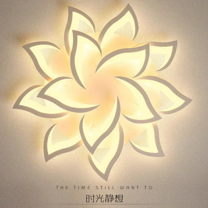 DecorBites™ Lotus Chandelier: Modern LED Ceiling Light Fixture for Home, Living Room, Bedroom. Decorbites