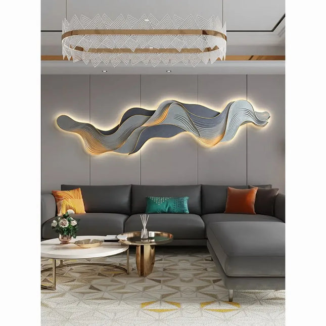 Mountain LED Wall Art - Illuminate Your Adventure - Phoenix Fire Art Store