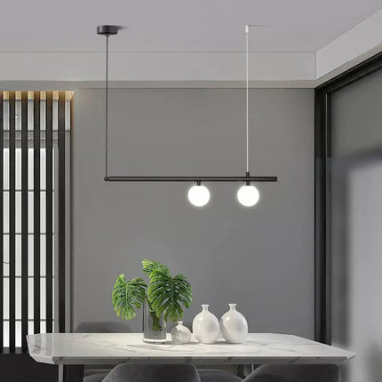 DecorBites™ Linear Minimalist Chandelier Pendant Light for Living Room, Dining Table Ceiling Decor Decorbites