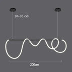 black 200cm / Dimmable with RC