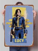 Fallout TV Series Metal Poster - Vault-Tec Gaming Wall Art Decor | Custom Tin Signs for Man Cave