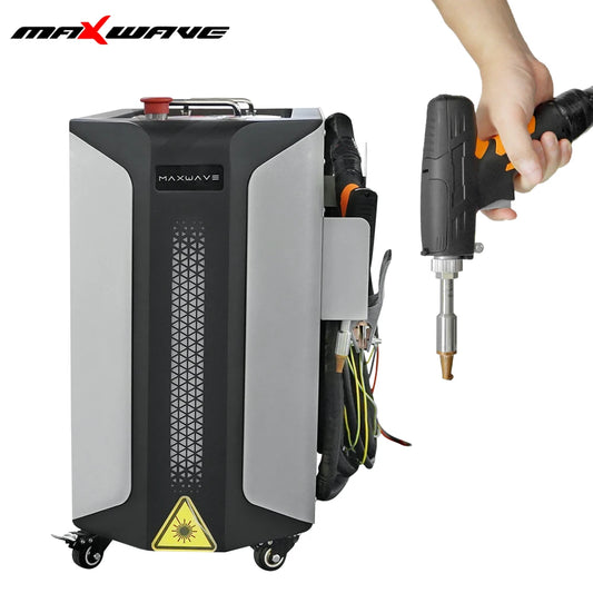 800-1500W 3-in-1 Fiber Laser Welding Machine - Air Cooled Metal Welder with Cutting & Cleaning