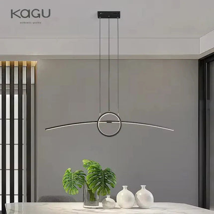 DecorBites™ LED Ceiling Chandelier: Modern Minimalist Kitchen Dining Table Lighting Decorbites