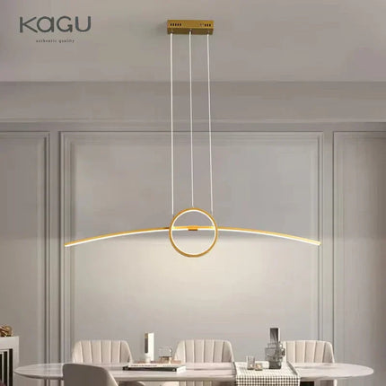 DecorBites™ LED Ceiling Chandelier: Modern Minimalist Kitchen Dining Table Lighting Decorbites