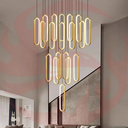 DecorBites™ LED Pendant Chandeliers for Living Room Staircase Indoor Lighting Decorbites