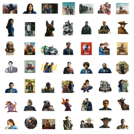 Fallout Stickers Pack 50 Pcs - Vault-Tec Waterproof Vinyl Decals