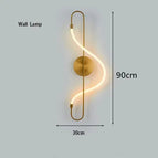 Gold wall lamp / Neutral light 4000K