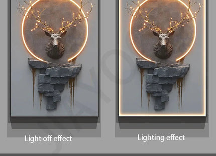 Dlight Decor Reindeer Wall Glow for Luxe Entry Spaces Dlight Decor