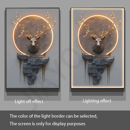 Dlight Decor Reindeer Wall Glow for Luxe Entry Spaces Dlight Decor