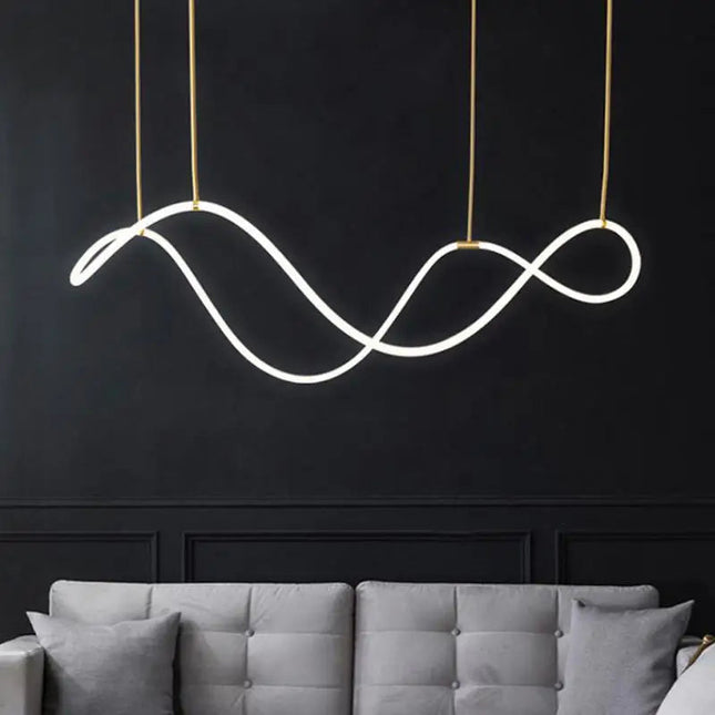 DecorBites™ LED Long Hose Chandelier for Dining Room Kitchen Bar Pendant Lamp Decorbites