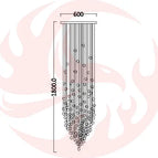 Dia60xH200cm / Black Stone / Cold White