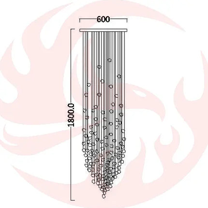 DecorBites™ Luxe Crystal Chandelier: Modern Staircase & Lobby LED Lighting with Long Hallway Design Decorbites