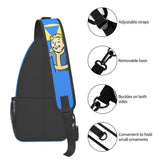 Fallout Vault-Tec Crossbody Sling Bag - Travel Chest Pack for Hiking & Gaming