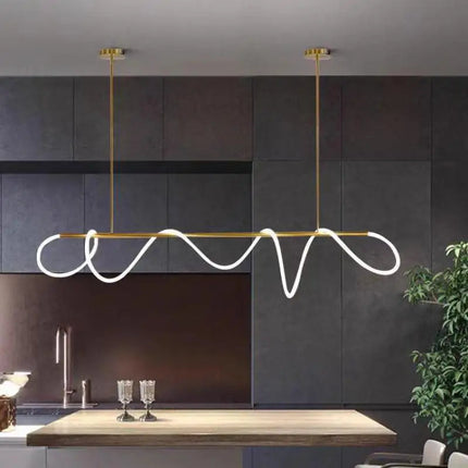 DecorBites™ LED Long Hose Chandelier for Dining Room Kitchen Bar Pendant Lamp Decorbites