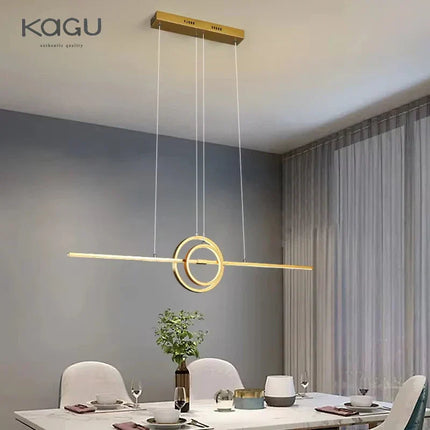 DecorBites™ LED Ceiling Chandelier: Modern Minimalist Kitchen Dining Table Lighting Decorbites