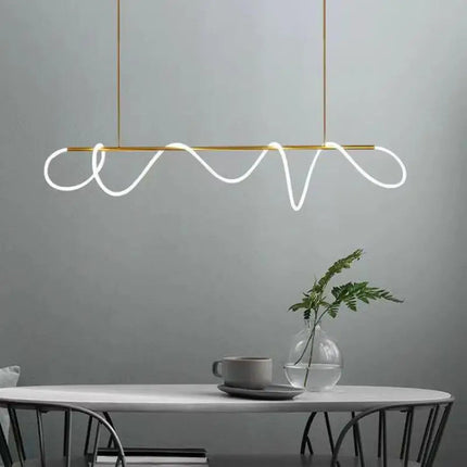 DecorBites™ LED Long Hose Chandelier for Dining Room Kitchen Bar Pendant Lamp Decorbites