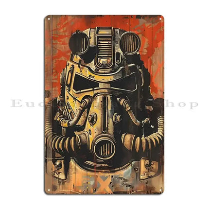 Brotherhood of Steel Metal Sign - Enlist Now Fallout Poster - Exclusive Megapanda687 Design