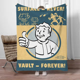 Fallout Vault Boy Plush Blanket - Oversized 200x300cm Ultra-Soft Winter Throw