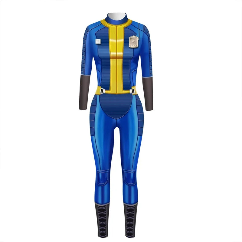 Fallout Vault Jumpsuit Cosplay Costume - Lucy Vault 33, 76, 111 - TV Series Replica for Women & Kids