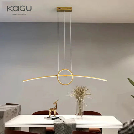 DecorBites™ LED Ceiling Chandelier: Modern Minimalist Kitchen Dining Table Lighting Decorbites