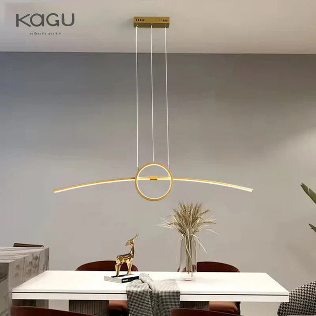 DecorBites™ LED Ceiling Chandelier: Modern Minimalist Kitchen Dining Table Lighting Decorbites