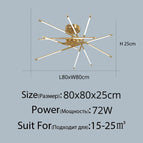 B Gold 12 heads / Cool light