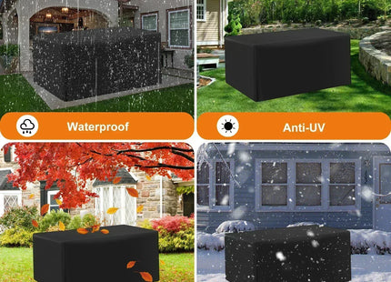 210D Outdoor Furniture Cover Waterproof Terrace Garden Cover Rain And Snow Table Sofa Chair Protective Cover Dust Cover - Phoenix Fire Art Store