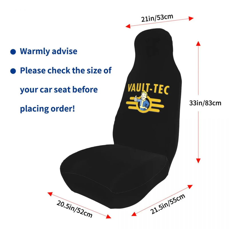 Fallout Vault-Tec Universal Car Seat Cover - Waterproof Seat Protector