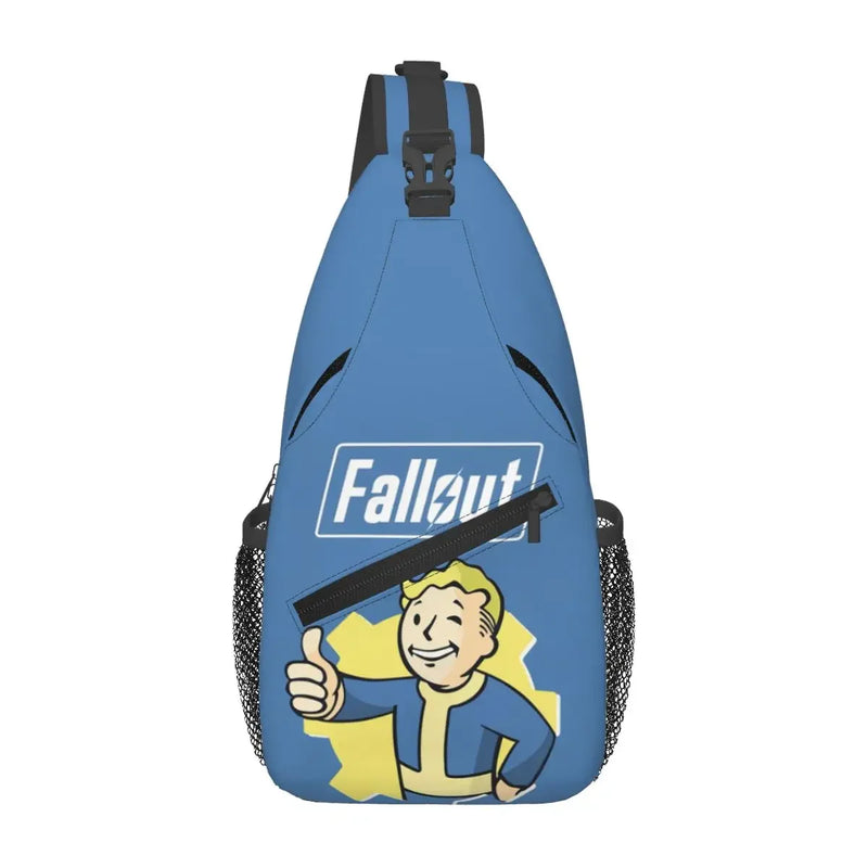 Fallout Vault-Tec Crossbody Sling Bag - Travel Chest Pack for Hiking & Gaming