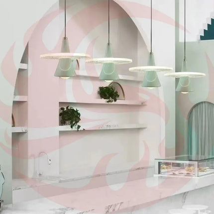 DecorBites™ LED Flying Saucer Chandelier Modern Pendant Light for Dining Bedroom - Frisbi Italy Designer Decorbites