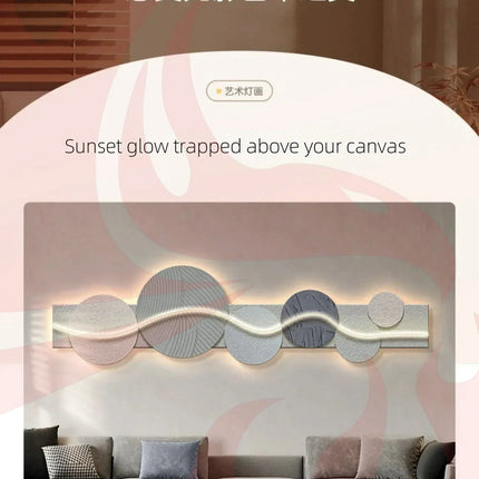 Wood Crystal Wall Light | Artistic LED Glow Decor - Phoenix Fire Art Store
