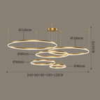 gold 5 rings / Cold White