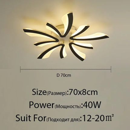 DecorBites™ LED Ceiling Chandelier with Remote Control for Home Décor Decorbites
