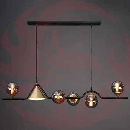 DecorBites™ Linear Hanging Lamp Minimalist Chandelier Modern Nordic Dining Table Lantern Decorbites
