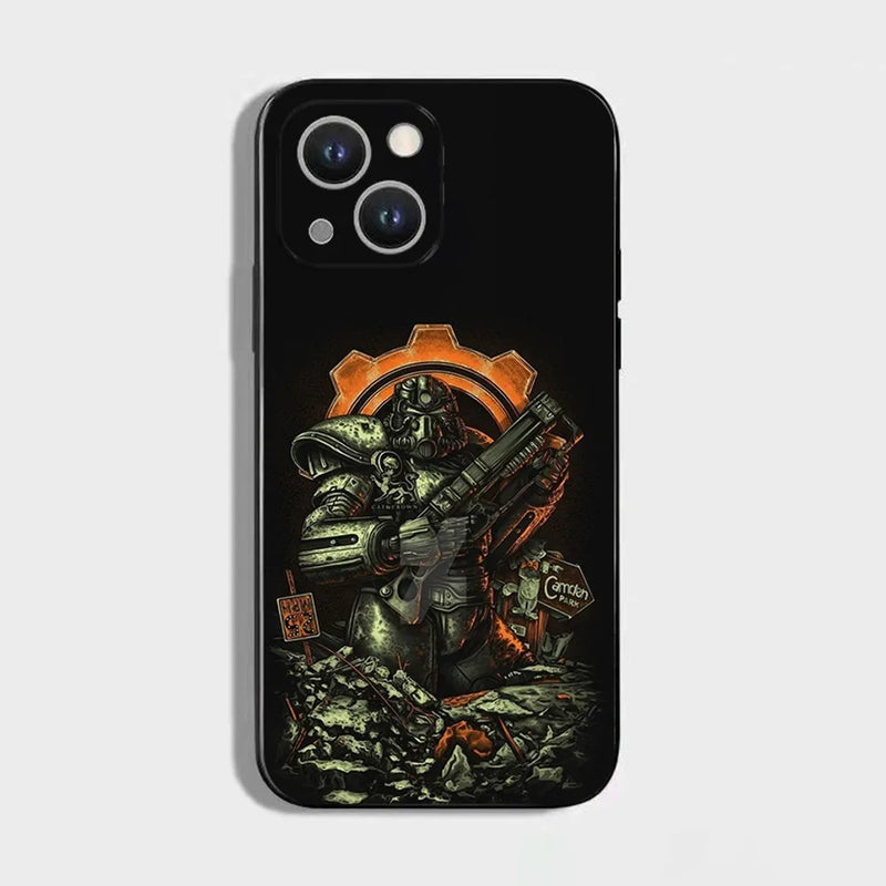 Fallout S-Series 4 Phone Case - Vault-Tec Approved Soft Silicone Cover for iPhone 16, 15, 14, 13, 12, 11 Pro Max