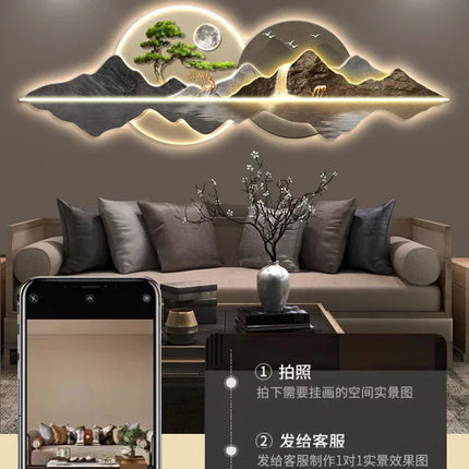 Acrylic LED Wall Art Light | Carved Decor Panel - Phoenix Fire Art Store