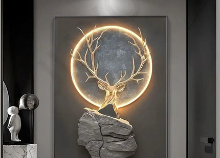 Dlight Decor Reindeer Wall Glow for Luxe Entry Spaces Dlight Decor
