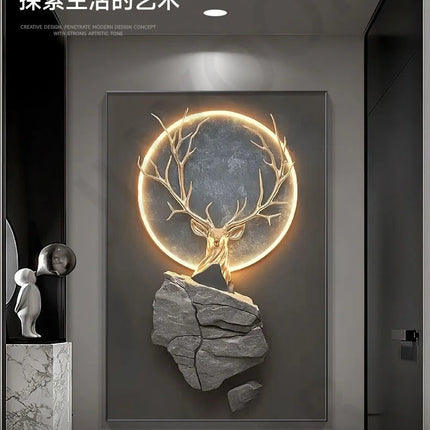 Dlight Decor Reindeer Wall Glow for Luxe Entry Spaces Dlight Decor