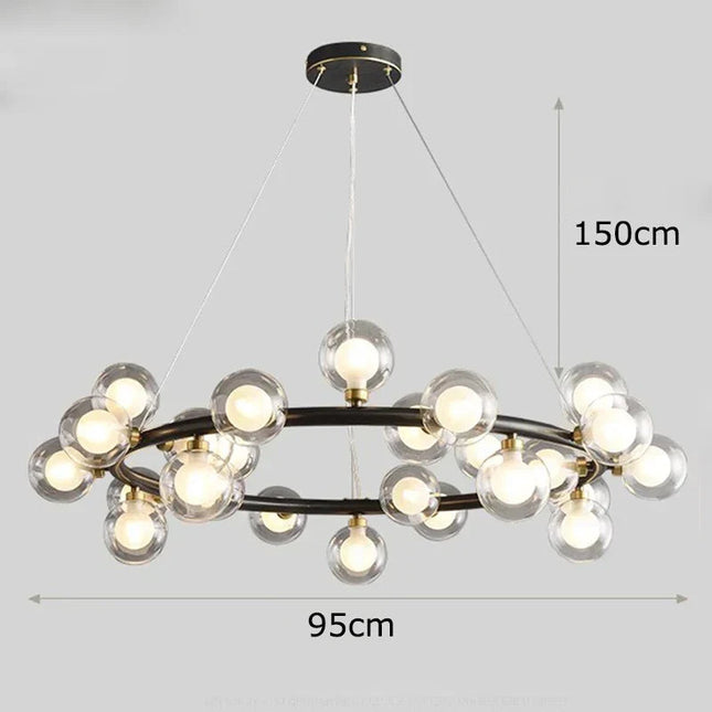 DecorBites™ LED Pendant Chandeliers for Modern Living and Dining Room Lighting Decorbites
