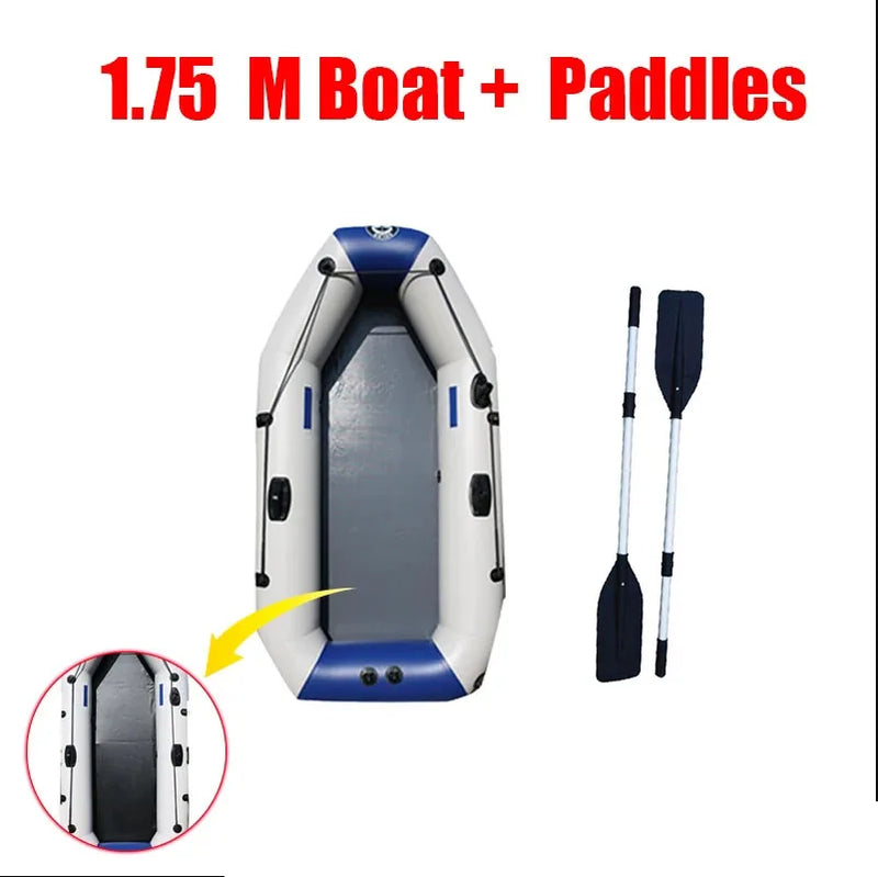 Inflatable Fishing Kayak 175cm - Portable Angling Boat