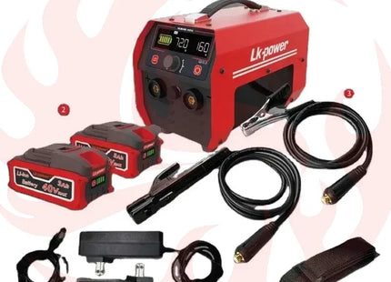 100A 240Wh Lithium Battery Powered Welder with Replaceable Battery Pack - Phoenix Fire Art Store
