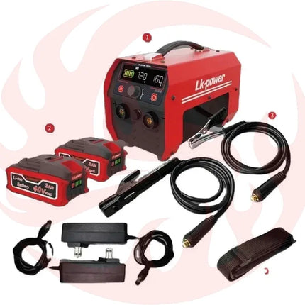 100A 240Wh Lithium Battery Powered Welder with Replaceable Battery Pack - Phoenix Fire Art Store