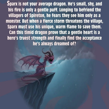 Sparx the Gentle Dragon - Phoenix Fire Art Store