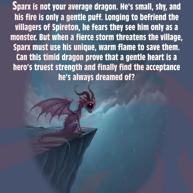 Sparx the Gentle Dragon - Phoenix Fire Art Store