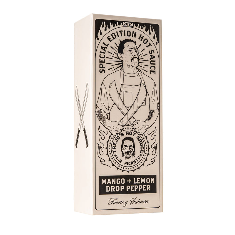 Trejo's Mango and Lemon Drop Pepper Hot Sauce Special Edition - Signed and Numbered