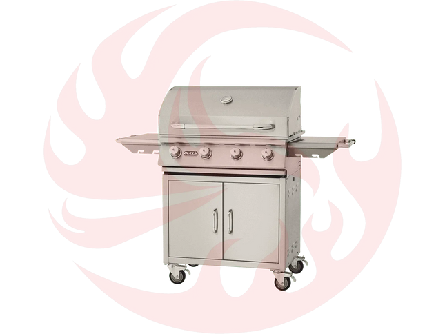 Bull Outlaw 30-Inch 4-Burner Freestanding Gas Grill - Phoenix Fire Art Store
