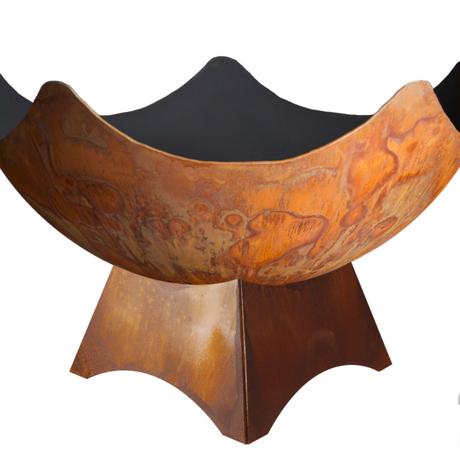 "Stellar" Artisan Fire Bowl with Standard Base (Made In USA) - Phoenix Fire Art Store
