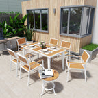 White / 8 PCS