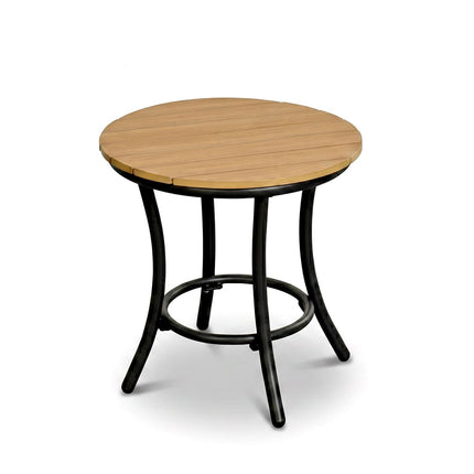 Pamapic Aluminum and Plastic-Wood Outdoor Dining Table Set Pamapic