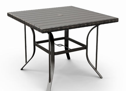 Pamapic Outdoor Dining Table with 4 Swivel Chairs (5 Pieces) Pamapic